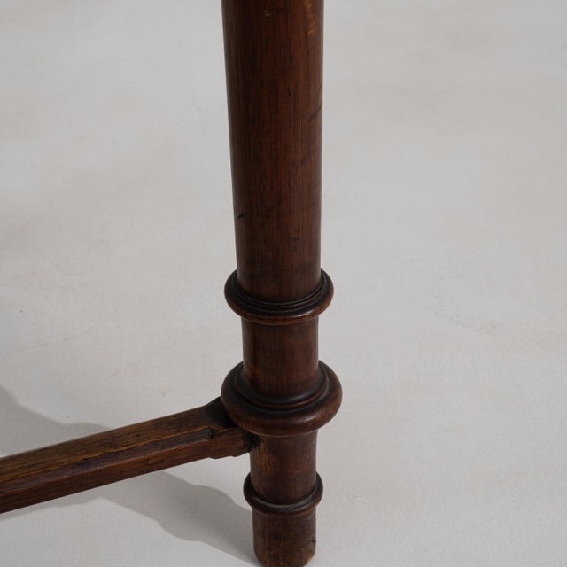 Brown 19th Century French Wooden Side Table in Original Patina For Sale - Image 8 of 11