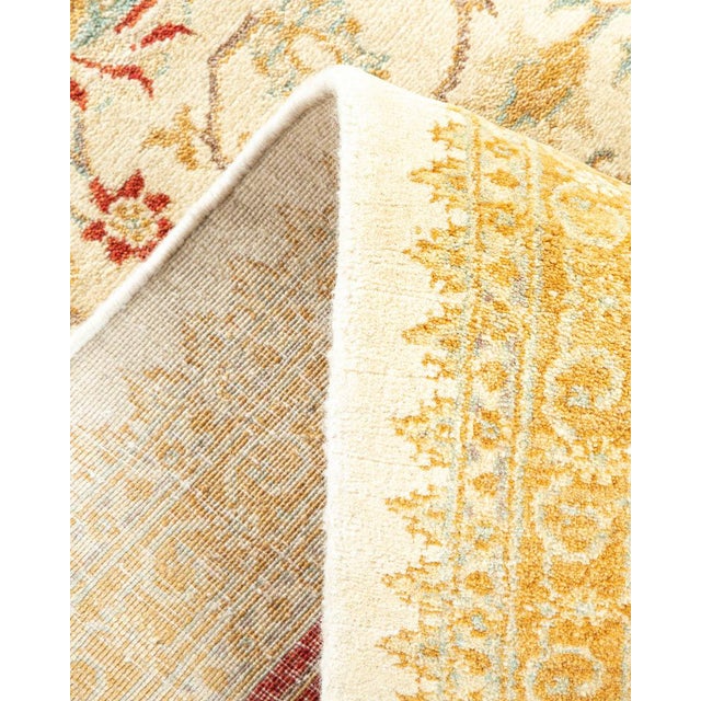 Mogul Collection Hand-Knotted Area Rug - Ivory 8' 1" x 10' 0" For Sale In New York - Image 6 of 9