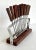Mid-Century Modern Mid 20th Century Mid-Century Modern Rosewood Appetizer Sticks - Set of 13 For Sale - Image 3 of 7