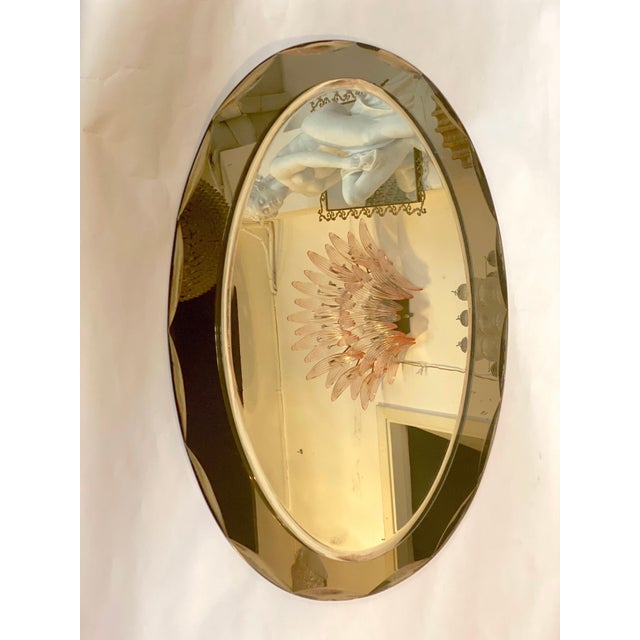 Italian Mirror in the style of Fontana Arte, 1970s For Sale - Image 8 of 11