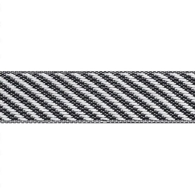 An unusual weave of chunky yarns gives this bias stripe tape its good looks. It's the perfect way to add interest and...