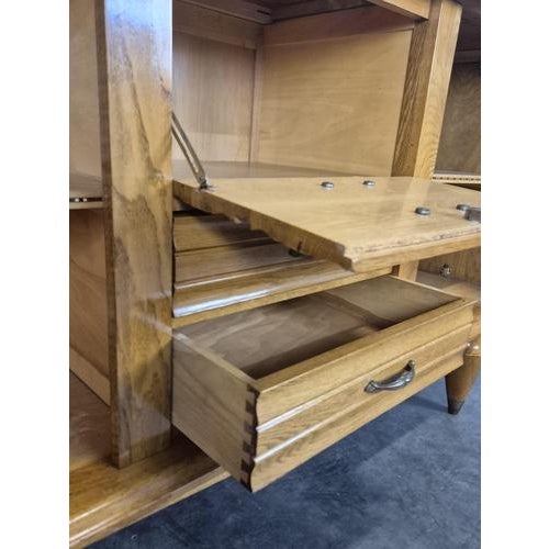 1950s Light Oak Sideboard with Diamond Points, 1950s For Sale - Image 5 of 8