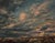 Eastern Plains of Colorado by Sparky LeBold | Oil on Canvas Landscape of clouds at sunset. For Sale