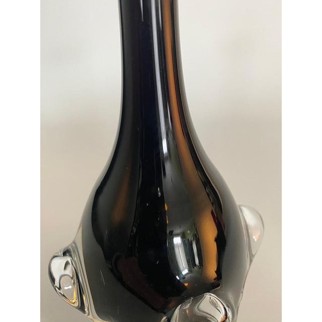 Modern Scandinavian Art Glass Vase by Börne Augustsson for Åseda For Sale - Image 10 of 18