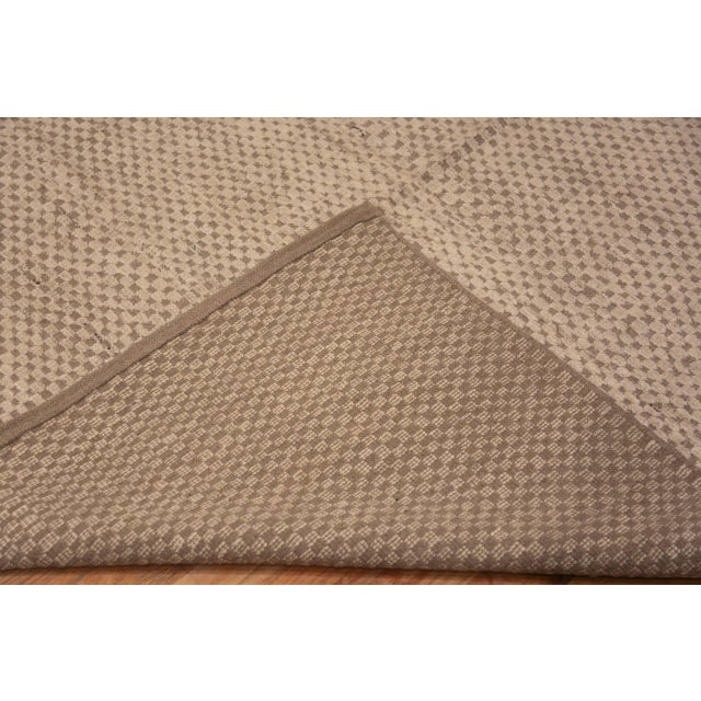Brown Nazmiyal Collection Large Contemporary Checkerboard Rug For Sale - Image 8 of 8