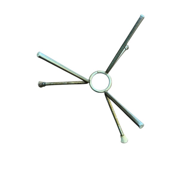 1960s “Elegance” 1960s Cone Vase Matte Gold on Outside--White on Inside MCM For Sale - Image 5 of 12