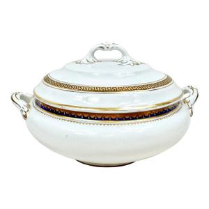 Vintage Greek Key Design Losol Ware Tureen