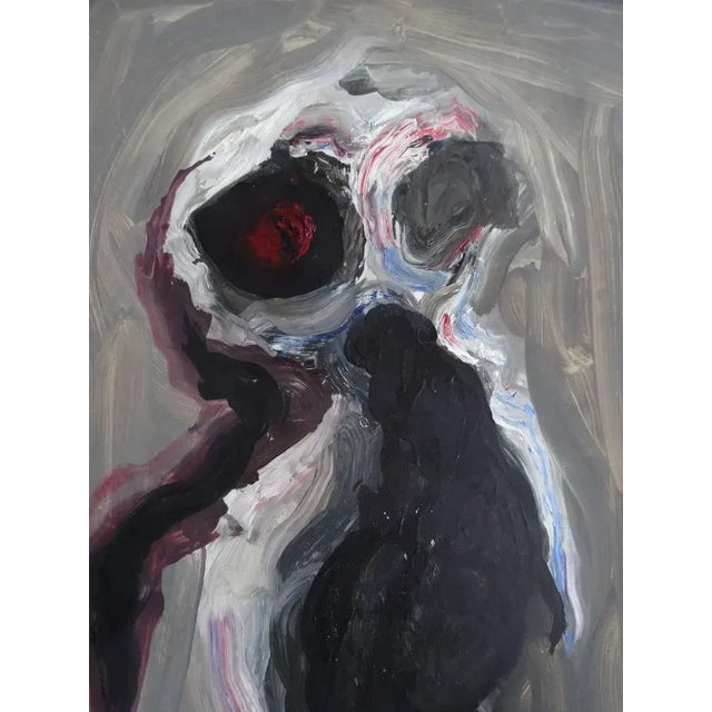 III. 2011-2013. Paper, plastic glass, oil, 90x68cm This piece is attributed to the mentioned designer/maker. It has no...