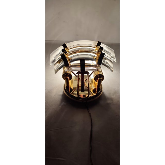 1980s Crystal Wall Lamp Italy, 1980s For Sale - Image 5 of 10