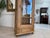 Rustic Display Cabinet with Glass For Sale - Image 10 of 12