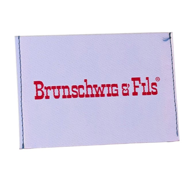 1990s Brunchwig & Fils Yellow Damask Fully Upholstered Roll Arm Club Chair For Sale - Image 5 of 6