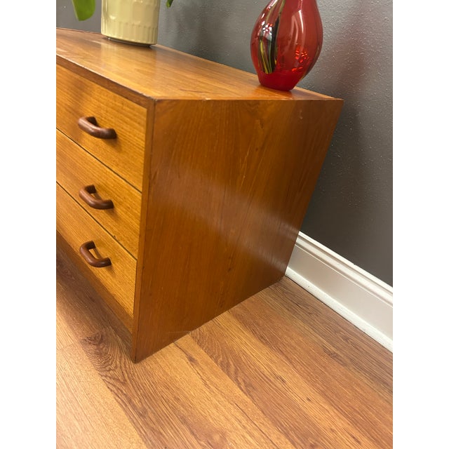 Vintage Danish Modern 3-Drawer Credenza (Domino Møbler) – For Sale In Raleigh - Image 6 of 12