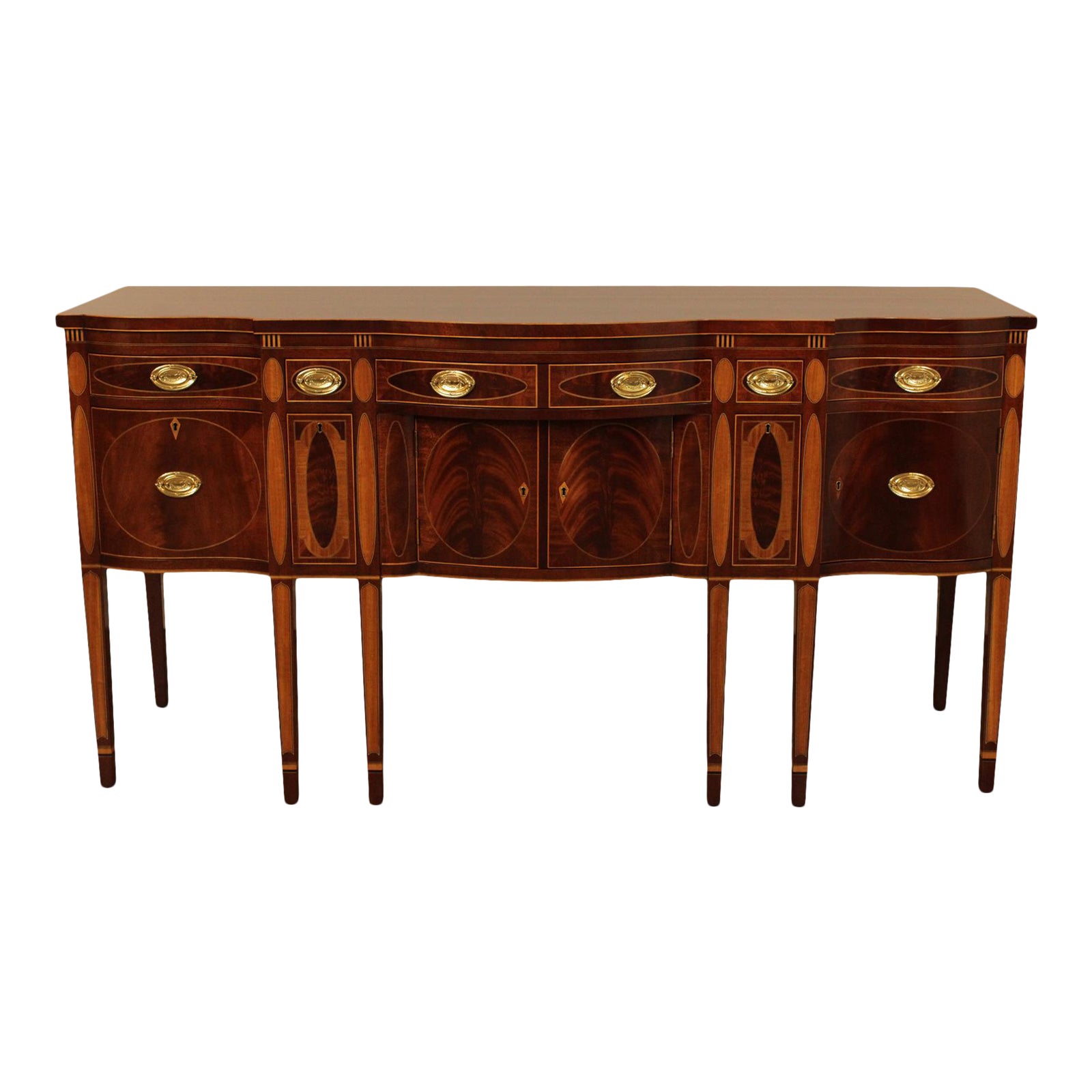 Kindel Winterthur Collection Inlaid Mahogany New York Sideboard Chairish