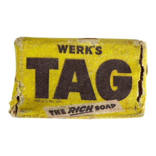 Industrial Antique Pressed Steel Werk'sTag Soap Advertising Truck & Soap Bar Cargo C1920 For Sale - Image 3 of 13