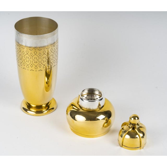 20th Century Art Deco Shaker in Vermeil from Tetard Frères, 1930s For Sale - Image 15 of 18