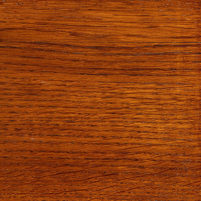 1960-1969 France Rich Walnut Brown Tapered-Leg Walnut Console For Sale - Image 10 of 11