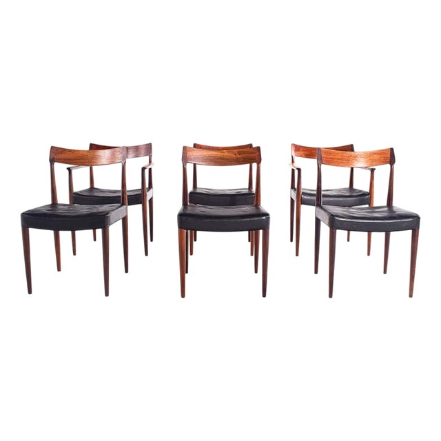 Rosewood Dining Chairs from Sorø Chair Factory, 1960, Set of 6 For Sale