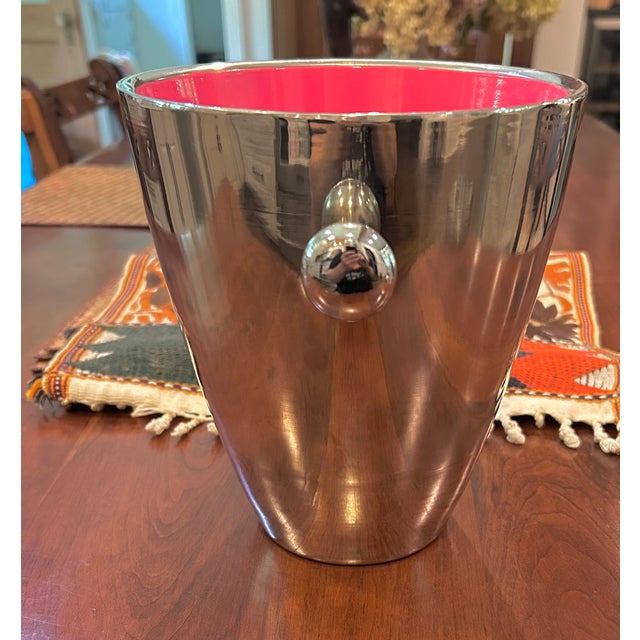 Mid-Century Modern Vintage Champagne Chiller Ice Bucket For Sale - Image 3 of 5