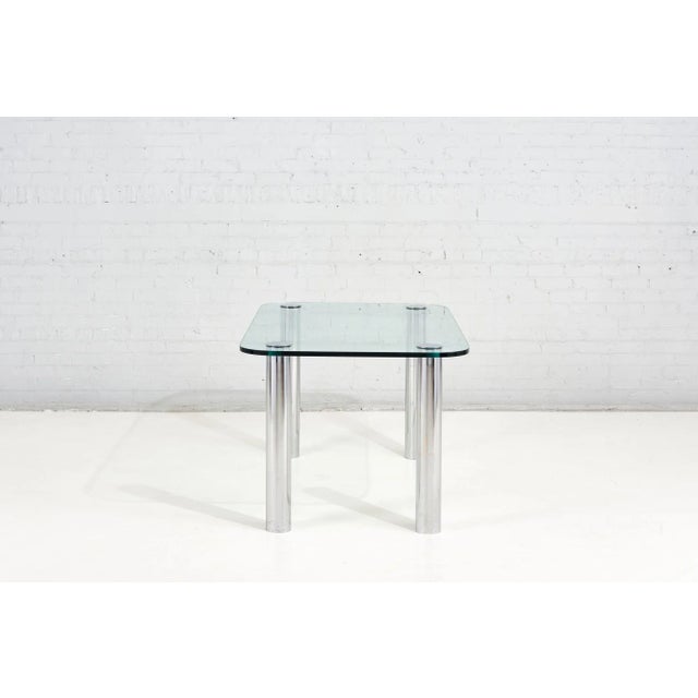 Pace Collection Chrome and Glass Dining Table, 1970 For Sale - Image 4 of 8