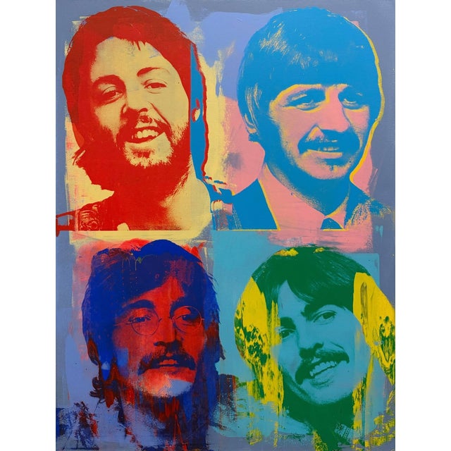 Figurative The Beatles Painting by Dane Shue For Sale - Image 3 of 3