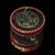 Vintage Chinese Hardwood Inlaid Cricket Cage With Bronze Hook and Feeder For Sale - Image 4 of 9
