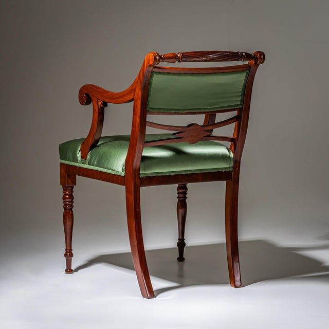 Antique Biedermeier Armchair, 1830s For Sale - Image 4 of 11