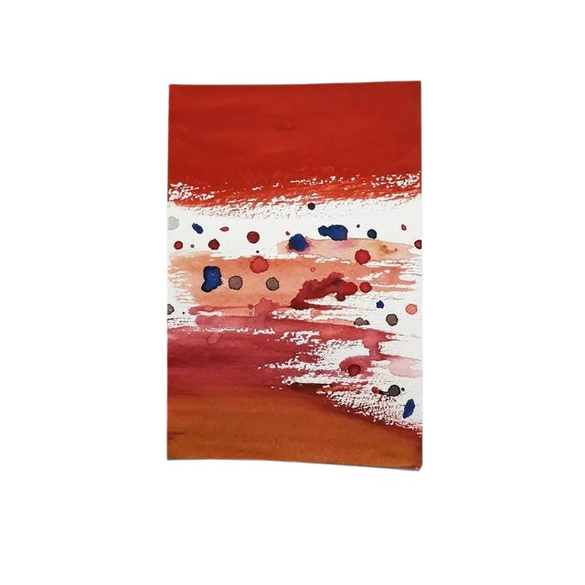 Excitement, Original Watercolor Drawing by Antonietta Valente, 2020 For Sale