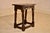 PERIOD 17th century Jacobean oak joint stool from England. The top of the stool has a hand routed banding around the top,...