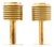 Table Lamps in Brass attributed to Hans-Agne Jakobsson, 1950s, Set of 2 For Sale