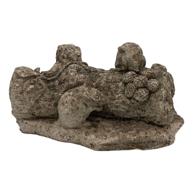 Reconstituted Stone Family of Mice Garden Ornament, England 20th C. For Sale