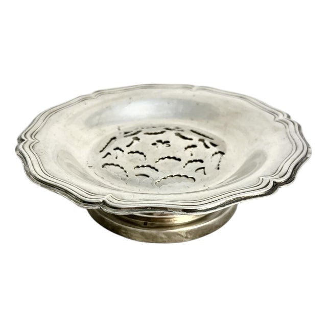 Vintage French Silver Plate Coquillor Butter Press by Jules Lorillon For Sale