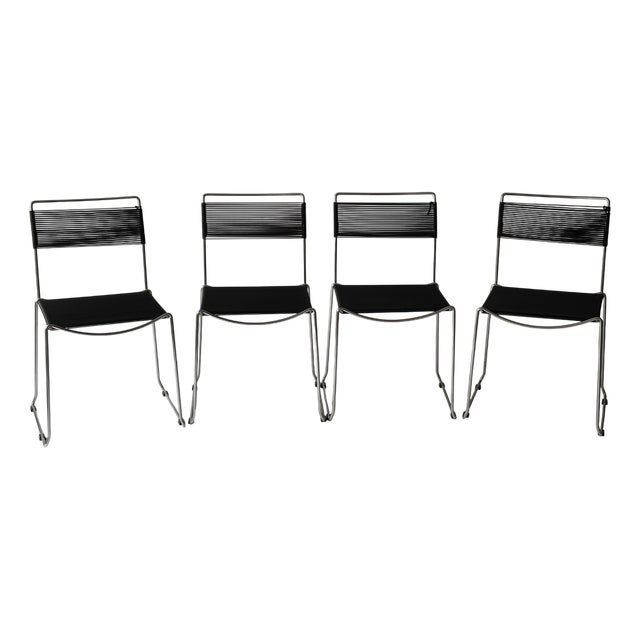 Spaghetti Chairs by Giandomenico Belotti for Alias, Italy, 1980s, Set of 4 For Sale
