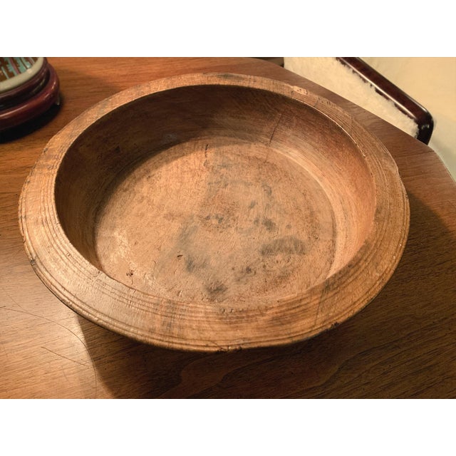Wooden Bowl With 9 French Iron Boules For Sale - Image 11 of 14