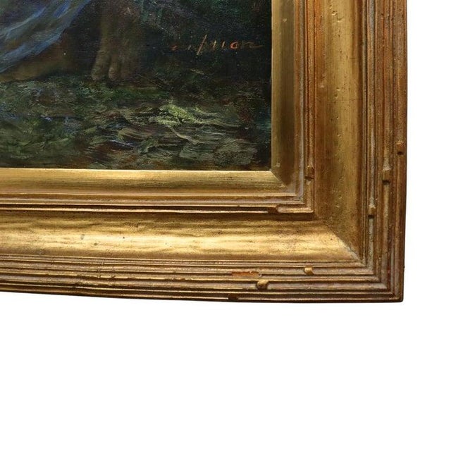 Vintage Neoclassical Master Copy After Fowler’s “Nymph & Butterfly" For Sale - Image 10 of 12