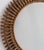 Vintage Italian Rattan Wall Mirror, 1960s For Sale - Image 3 of 11