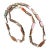 Vintage Abalone Shell Beaded Necklace For Sale