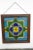 Wood Late 1800s Stained Glass Window Suncatcher Flower Design For Sale - Image 7 of 12