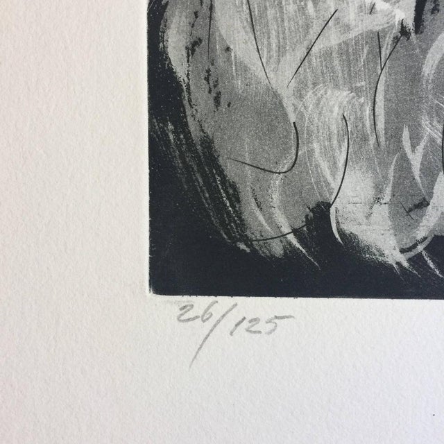 Giacomo Manzú, Head of Oedipus Etching, Signed, Modern Style, Edition of 125, 1970 For Sale - Image 4 of 6
