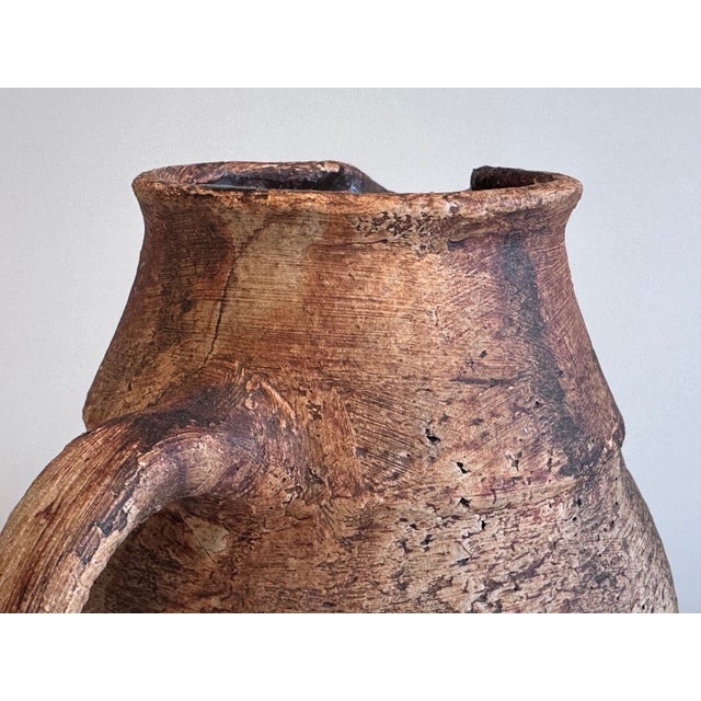 Rustic Studio Ceramic Jug Vase by Gerhard Liebenthron, Bremen, Germany, 1970s For Sale - Image 4 of 13