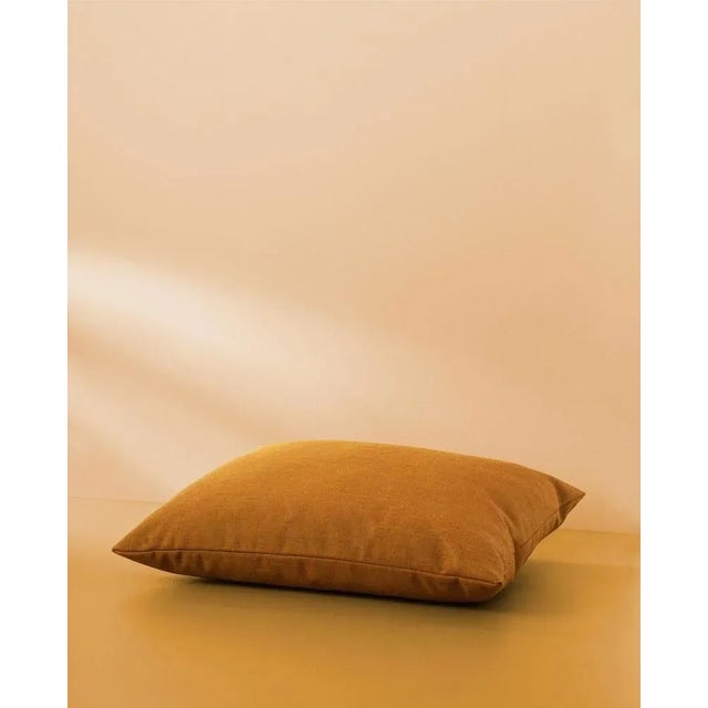 Not Yet Made - Made To Order Galore Cushion Square in Amber by Warm Nordic For Sale - Image 5 of 6