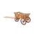 Charming antique model or toy wooden horse-drawn hay cart, crafted in Germany circa 1920. Retains the original child’s...