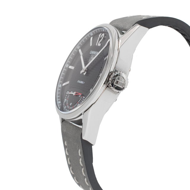 Tag Heuer Tag Heuer Carrera 43mm wv3010.eb0025 Black Dial Steel Manual Wind Watch For Sale - Image 4 of 10