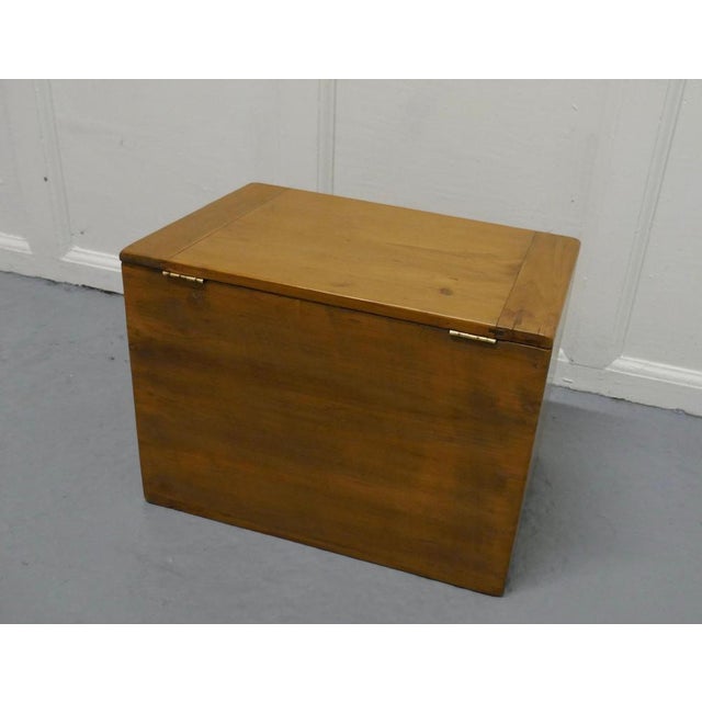 Late 19th Century Small Victorian Pine Stationary Box, 1880s For Sale - Image 5 of 6