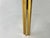 Vintage Hollywood Regency Brass & Smoked Glass Side Table by Renato Zevi, 1970s For Sale - Image 6 of 7