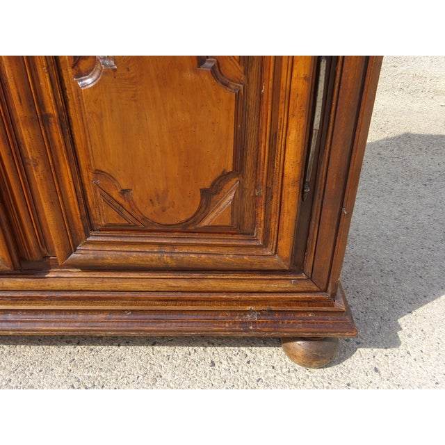 Vintage Louis XIII Walnut Armoire For Sale - Image 14 of 18