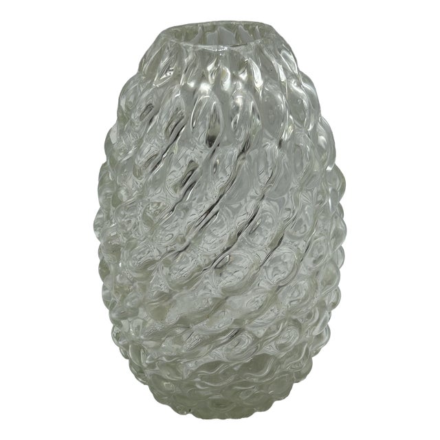 Vintage Vase by Flavio Poli for Seguso Vetri d'Arte, 1950s For Sale