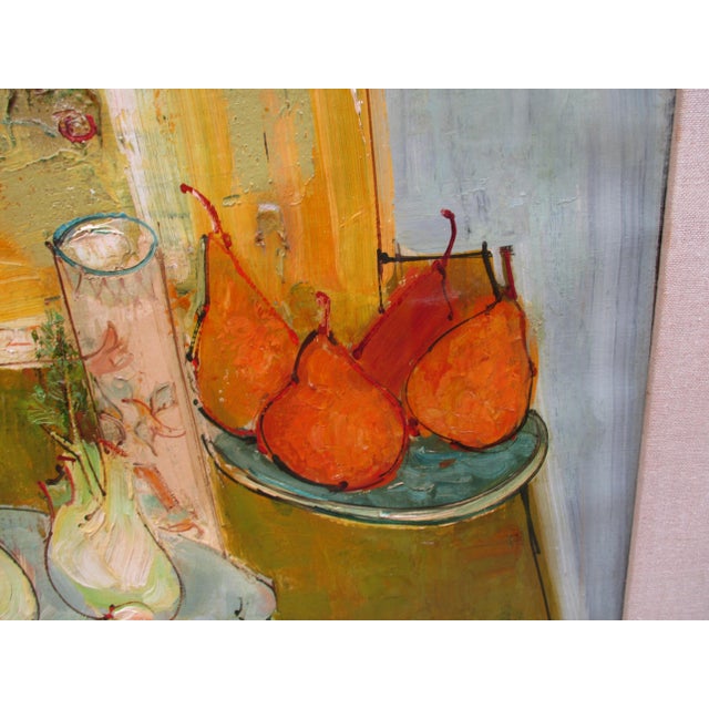 Andre Vignoles French 50s Modernist Painting For Sale In New York - Image 6 of 12