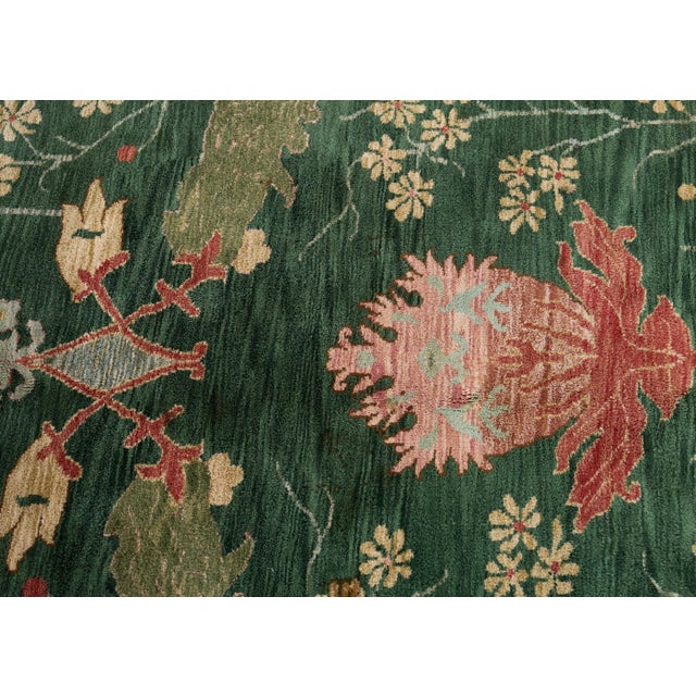 20th Century Turkish Arts and Crafts Donegal Style Rug 18' X 12' For Sale - Image 16 of 18