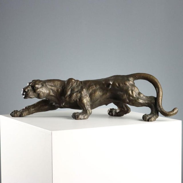 Bronze Panther Figurine For Sale - Image 10 of 10