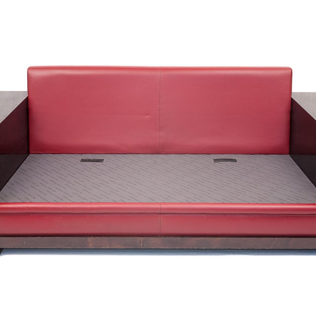 Wood Dominique Sofa by Hugues Chevalier, 1992 For Sale - Image 7 of 15